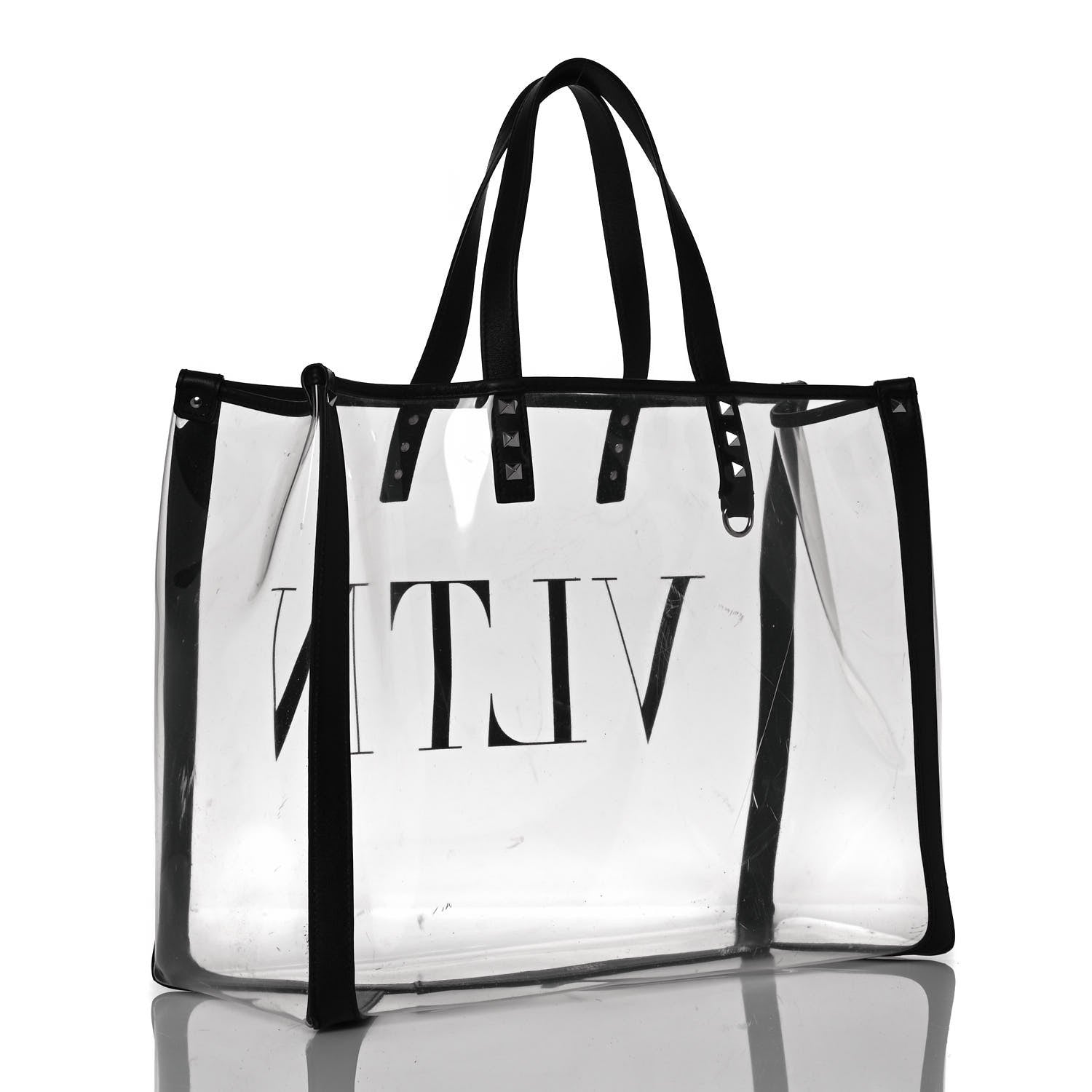 Valentino Garavani Plexy VLTN Shopping Bag Transparent 4 of 18