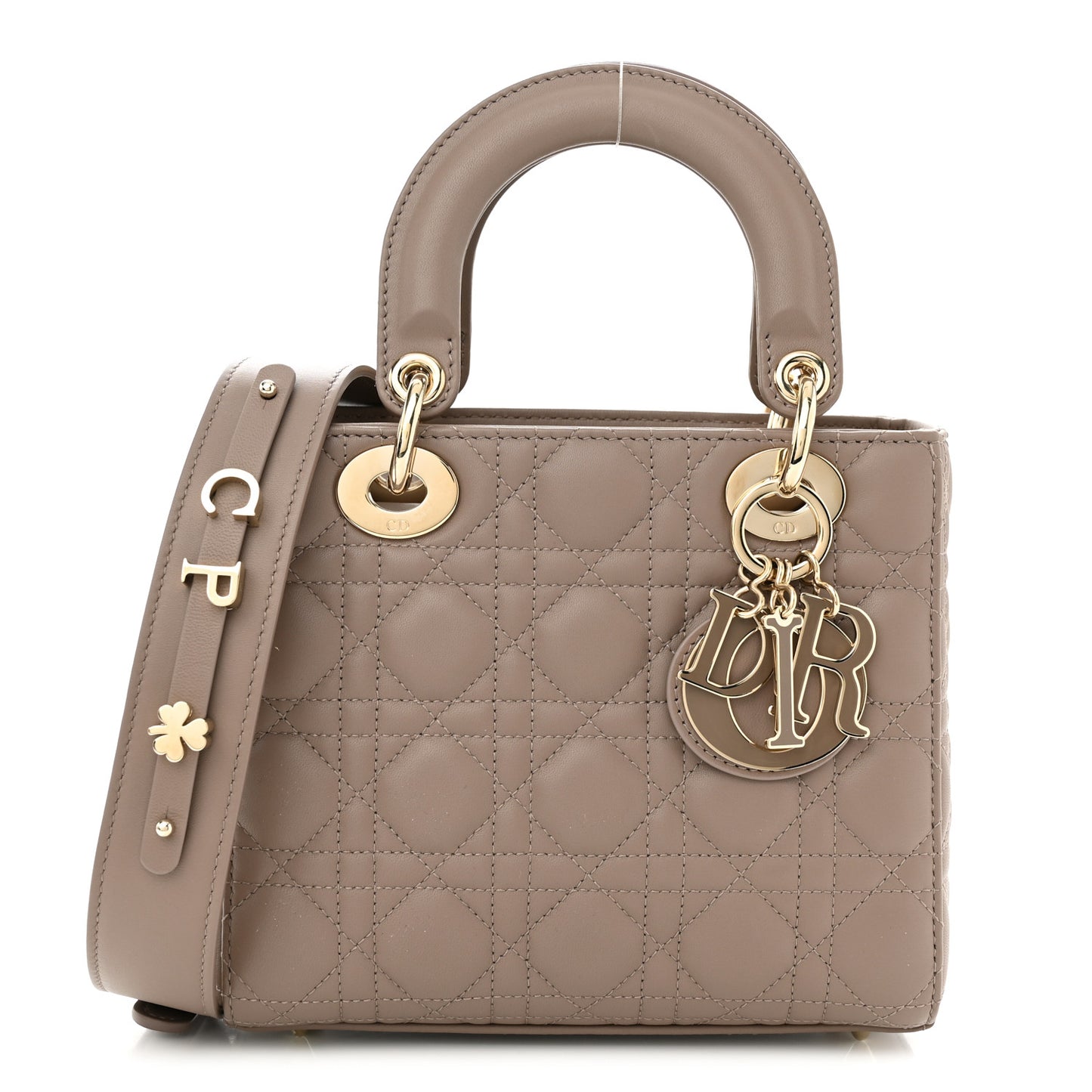 Calfskin Cannage Small My ABCDior Lady Dior Beige