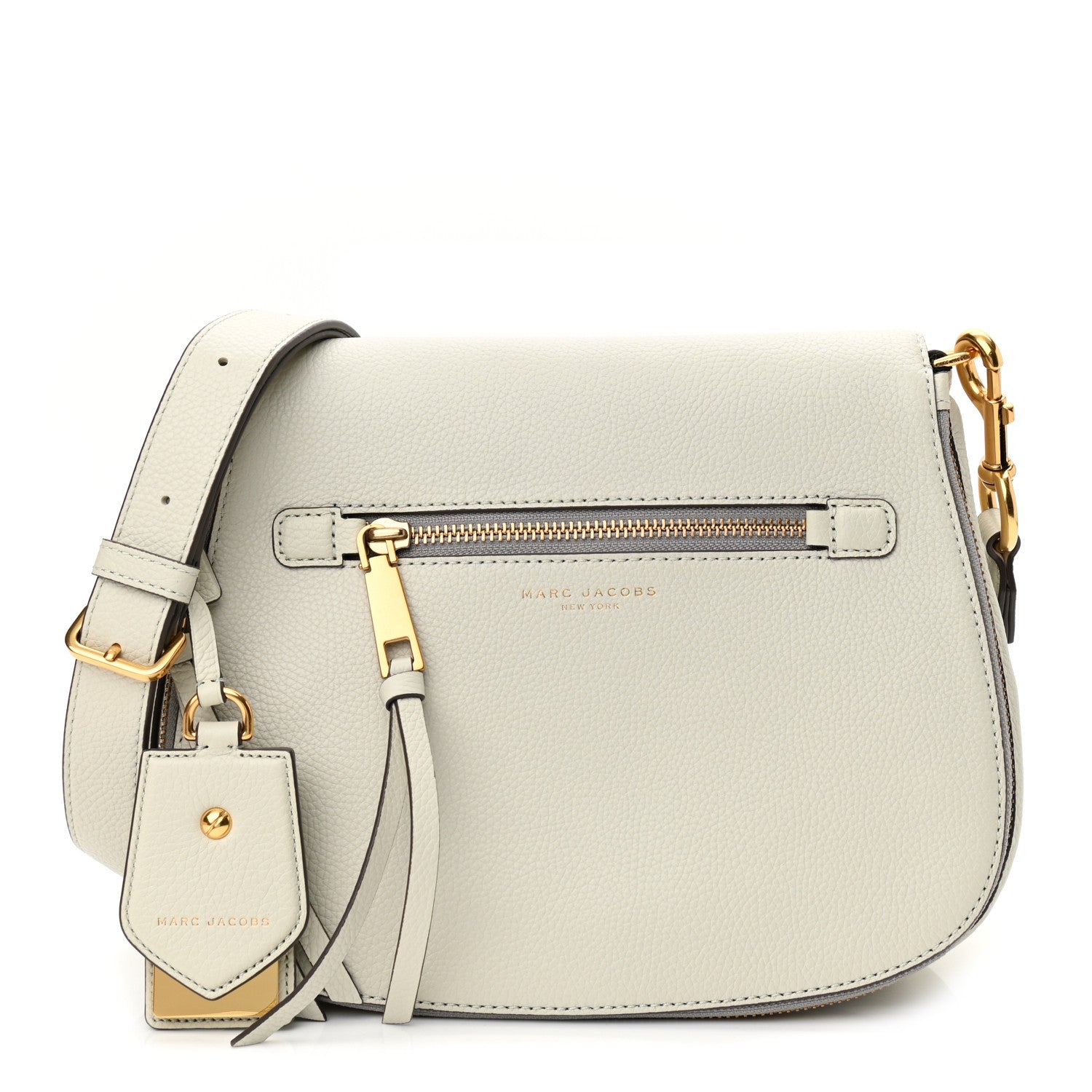 Marc Jacobs Pebbled Calfskin Recruit Nomad Crossbody White 1 of 8