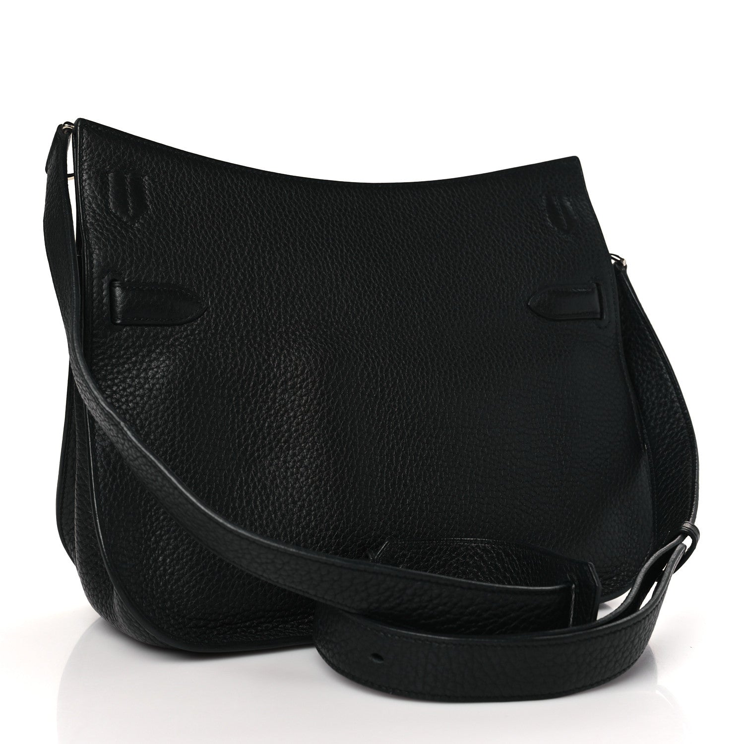Hermes Taurillon Clemence Jypsiere 28 Black 3 of 10