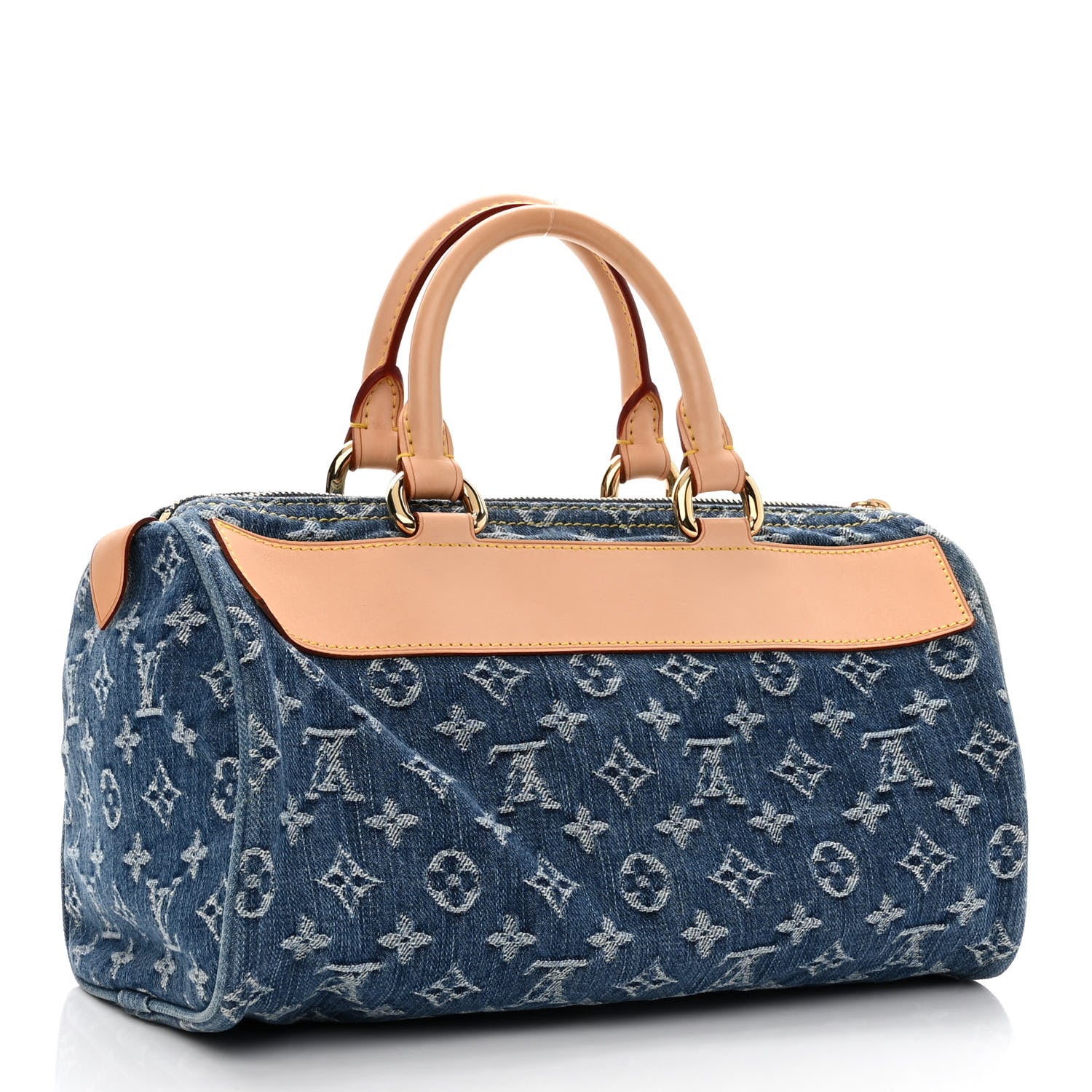 Louis Vuitton Monogram Denim Neo Speedy Blue 3 of 10
