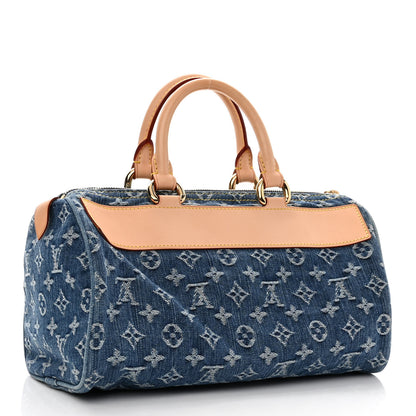 Louis Vuitton Monogram Denim Neo Speedy Blue 3 of 10