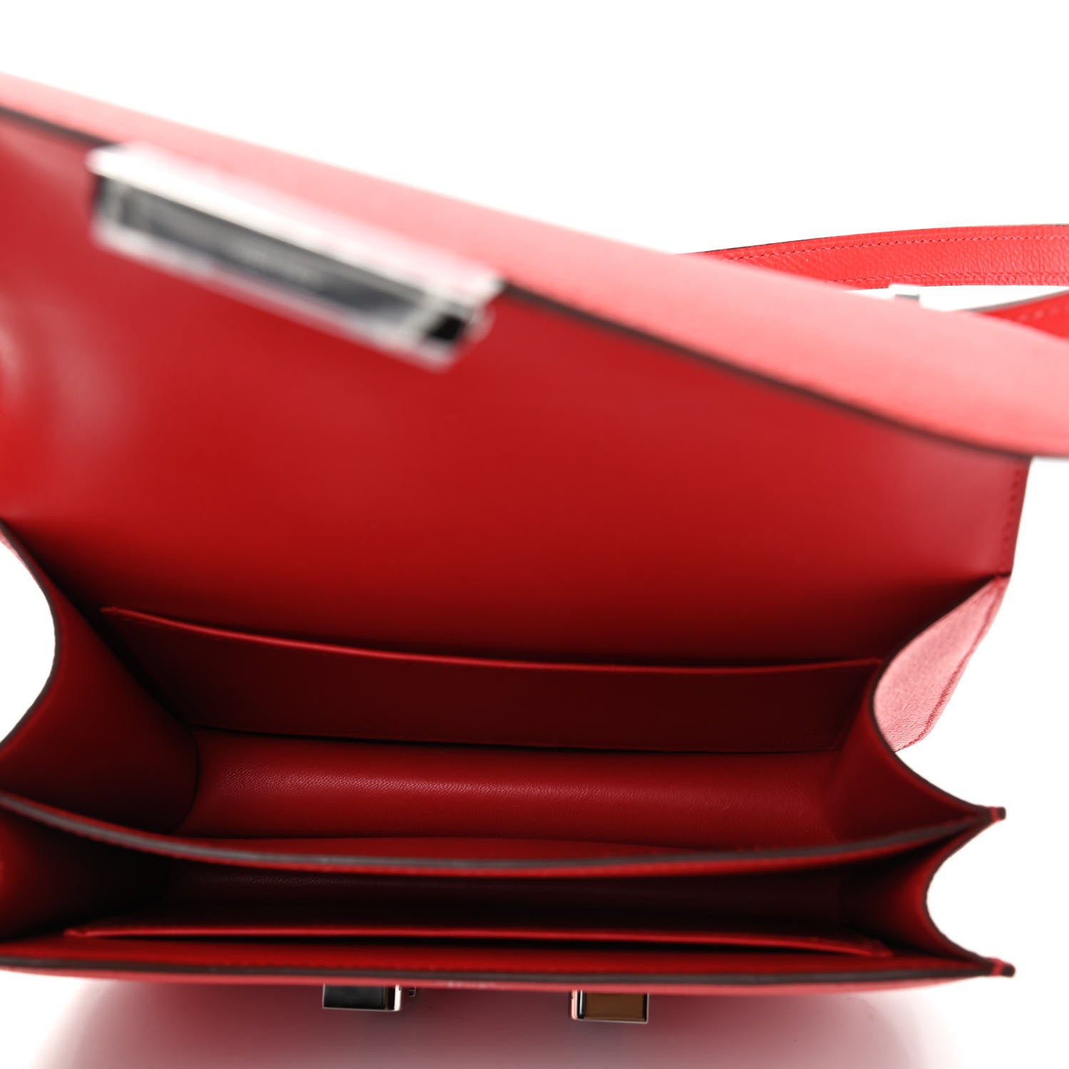 Hermes Epsom Enamel Constance 18 Rouge de Coeur Rubis 5 of 11