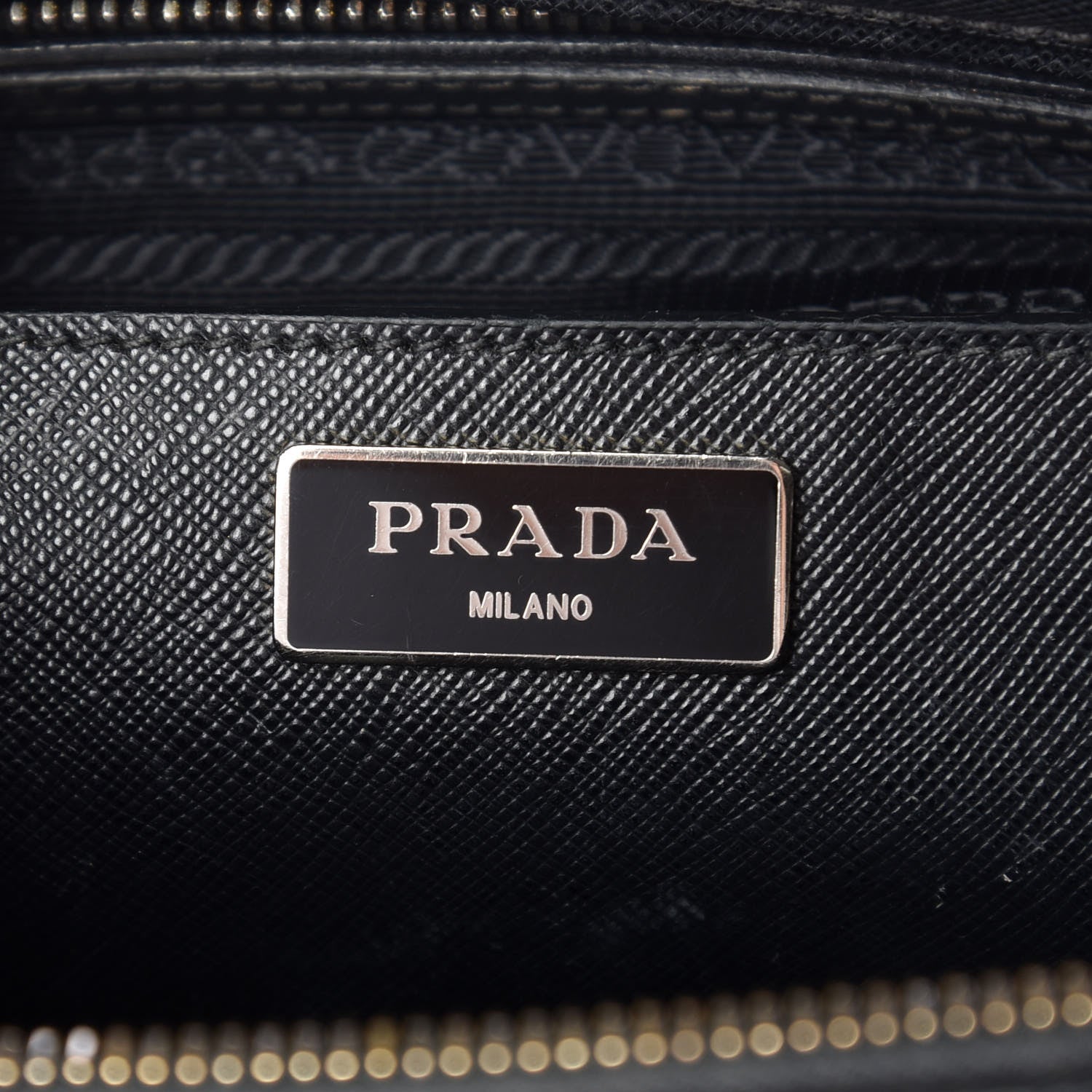 Prada Saffiano Medium Galleria Double Zip Tote Black 8 of 23
