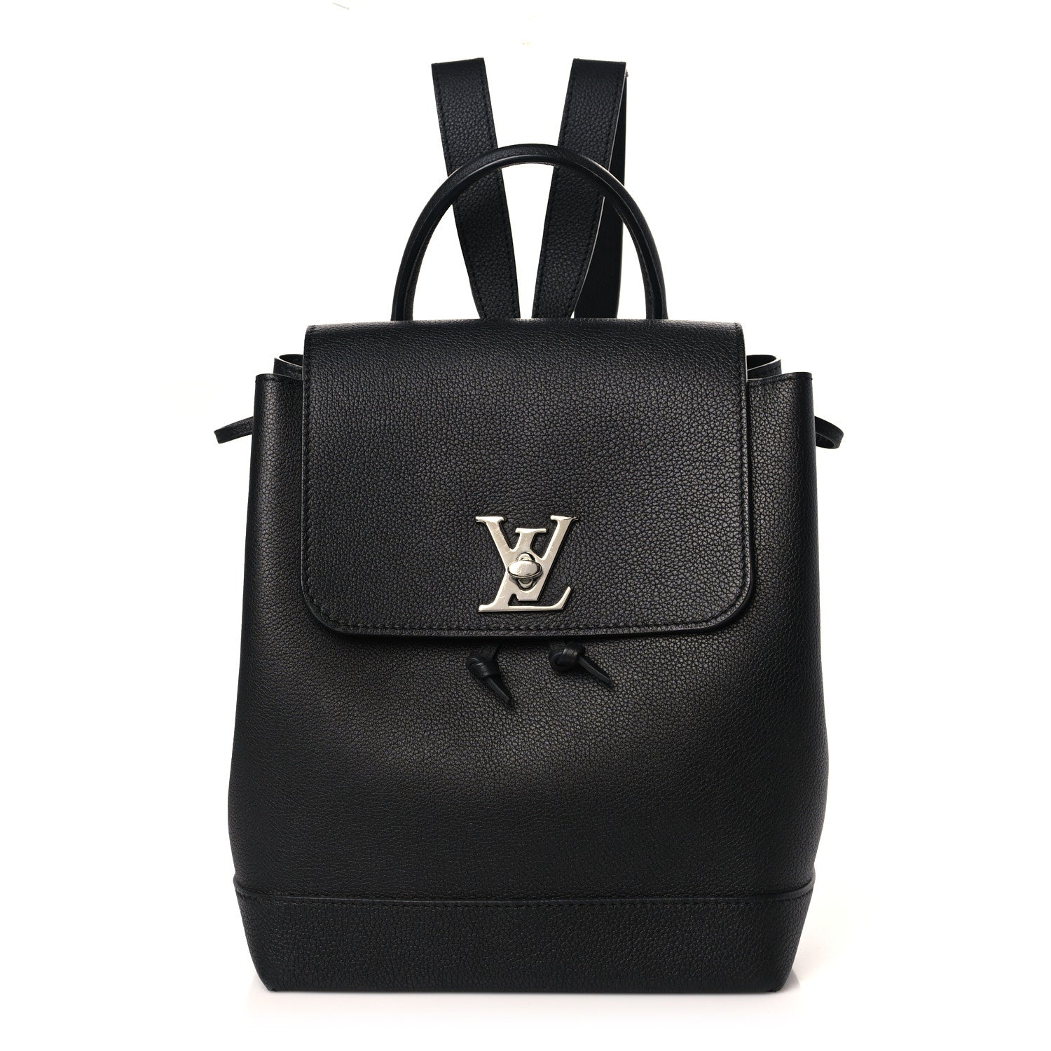 Louis Vuitton Calfskin Lockme Backpack Black 1 of 8