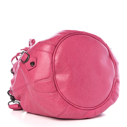 Balenciaga Agneau Classic Hardware Mini Pompon Cyclamen Fucsia 4 of 7