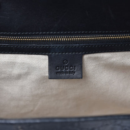 Gucci Guccissima Large Emily Chain Shoulder Bag Black 6 of 10