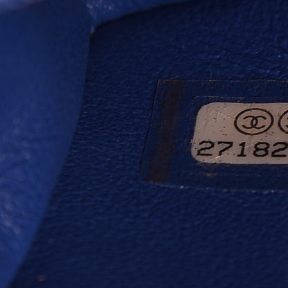 Chanel Lambskin Quilted Mini Rectangular Flap Blue 9 of 10