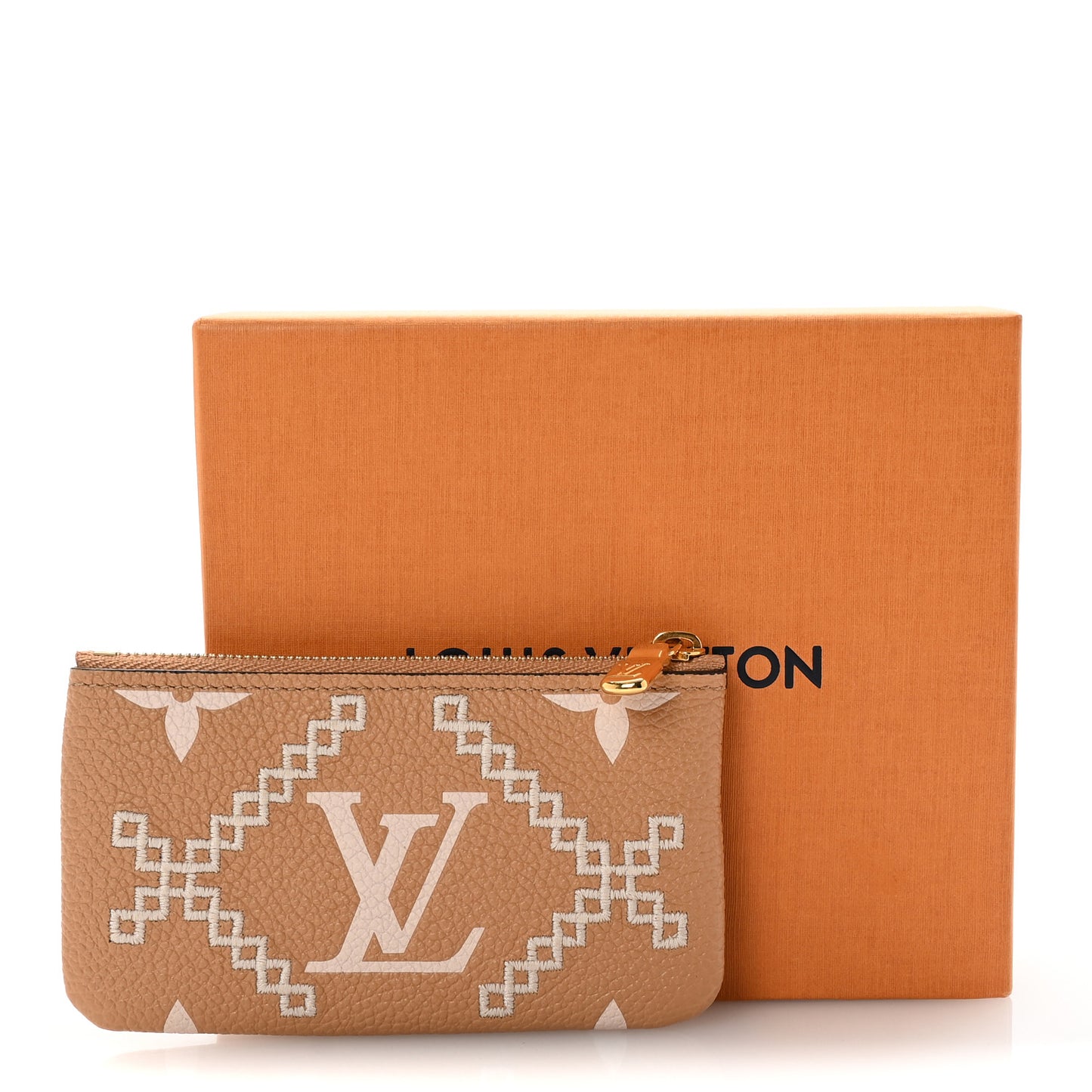 Empreinte Monogram Giant Broderies Key Pouch Arizona