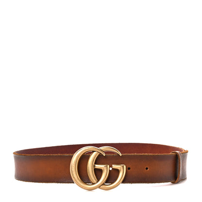 Gucci Faded Calfskin Double G 40mm Belt 85 34 Cuir 1 of 4