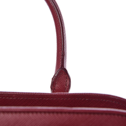 Prada Saffiano Lux Open Promenade Tote Cherry 14 of 16