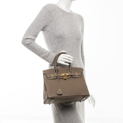 Hermes Togo Birkin 30 Etoupe 2 of 26