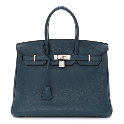 Hermes Togo BIRKIN 35 Bleu de Prusse 1 of 11