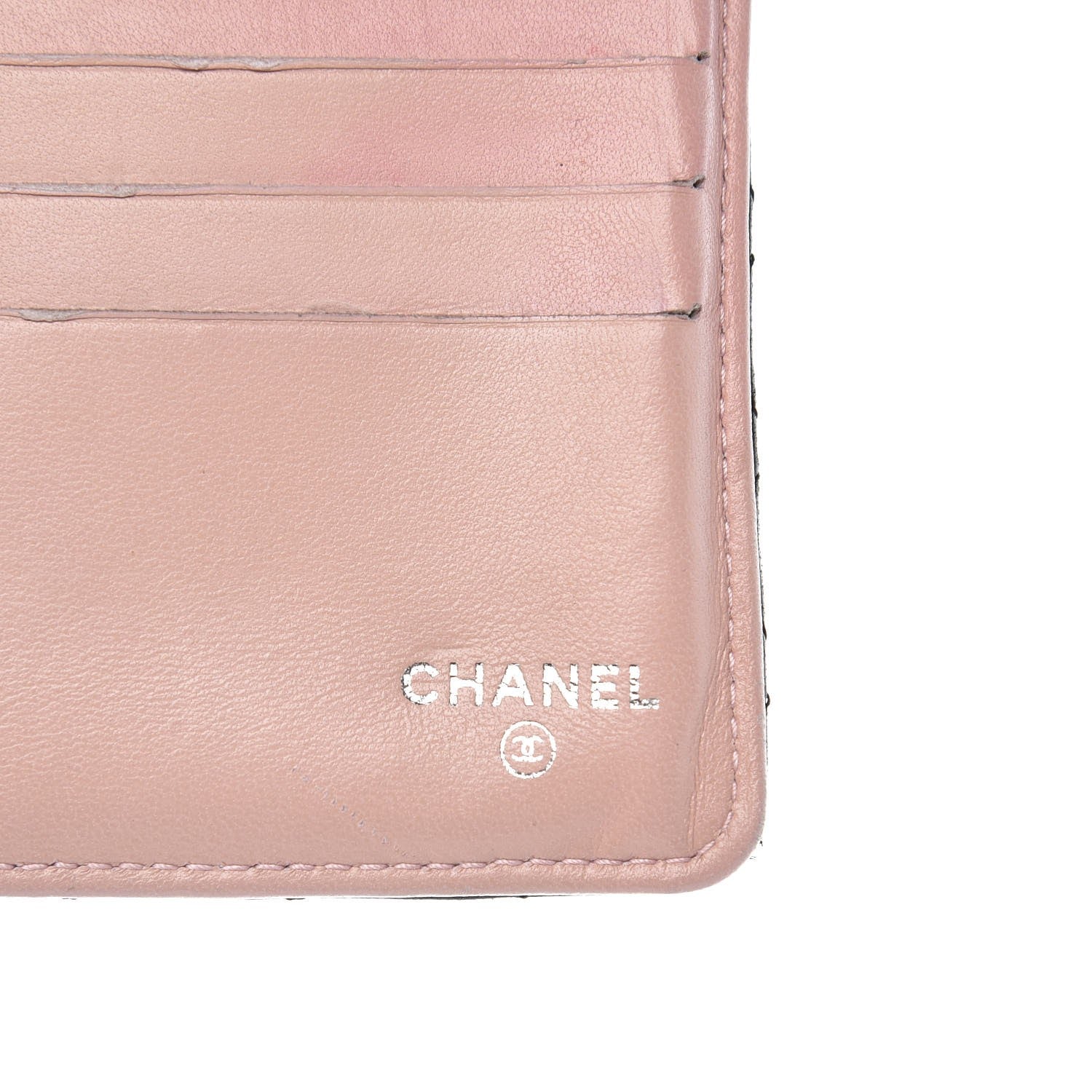 Chanel Lambskin Micro Quilted Tri-Fold Wallet Black 6 of 17