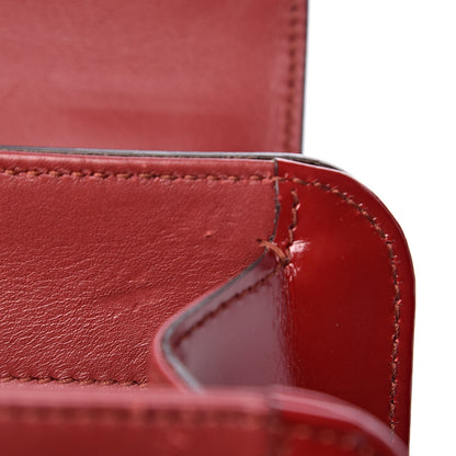 Gucci Calfskin Lisse Cornice Crystal Mini Thiara Top Handle Bag Cerise Red Gold Multicolor 10 of 16