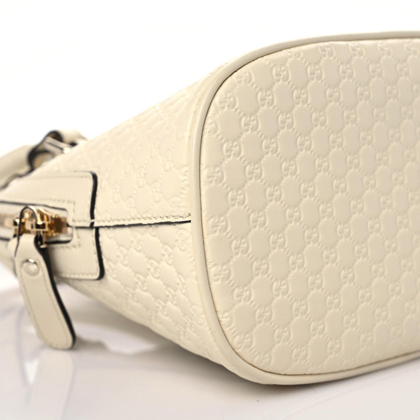 Soft Microguccissima Mini Dome Bag Ivoire