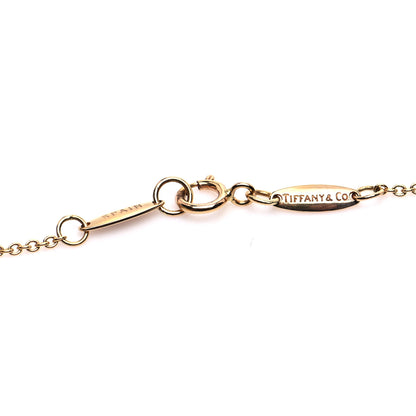 Tiffany 18K Yellow Gold Diamond .03ct Elsa Peretti Diamonds by the Yard Pendant Necklace 6 of 6