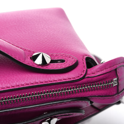 Fendi Vitello Dolce Mini By The Way Boston Bag Magenta 18 of 19