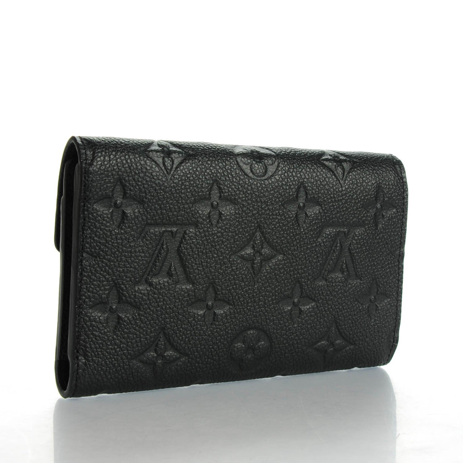 Louis Vuitton Empreinte Compact Curieuse Wallet Black 3 of 7