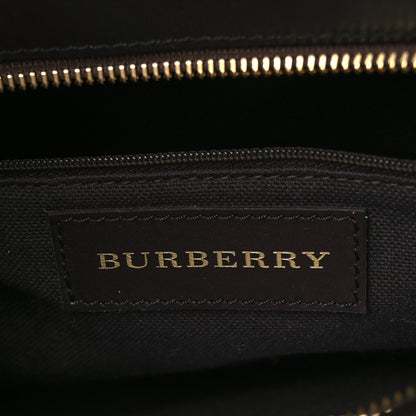 Burberry Haymarket Check Small Brooklyn Hobo Brown 5 of 8