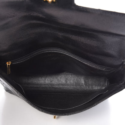 Chanel Caviar Quilted Medium Single Flap Black 7 of 12