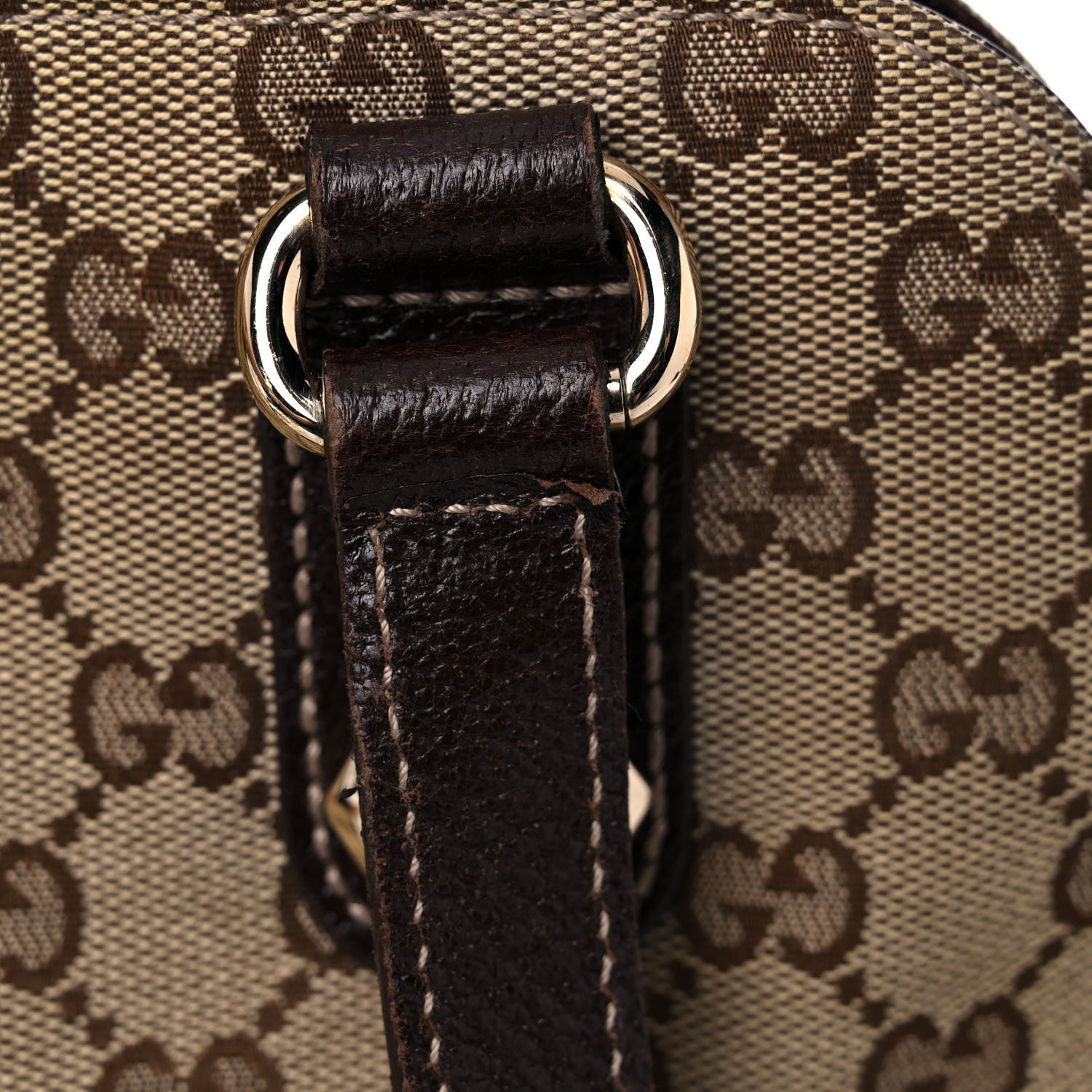 Gucci Monogram Medium Charmy Shoulder Bag Brown 15 of 16