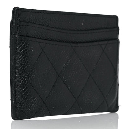 Chanel Caviar Quilted Card Holder Black 3 of 9