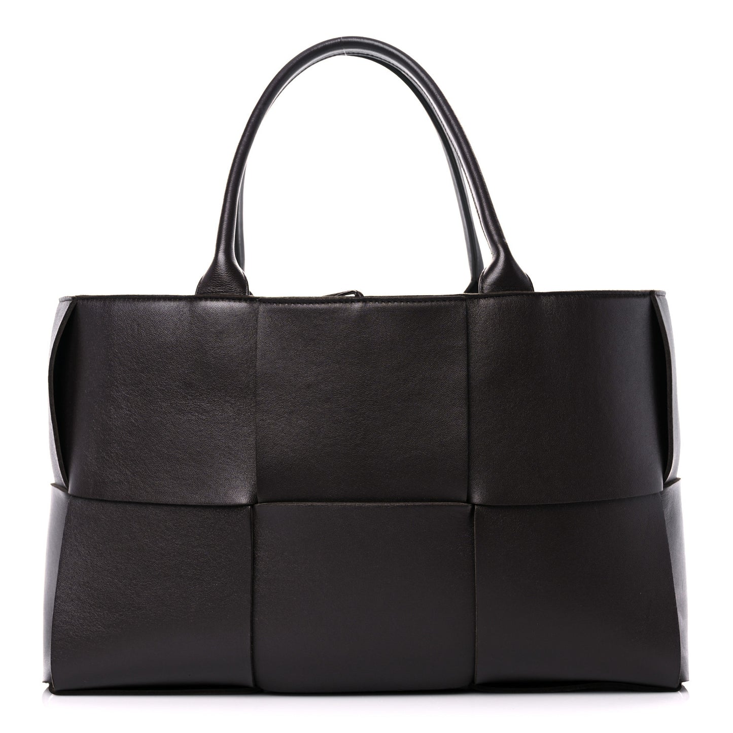 Nappa Maxi Intrecciato Arco Tote Fondant