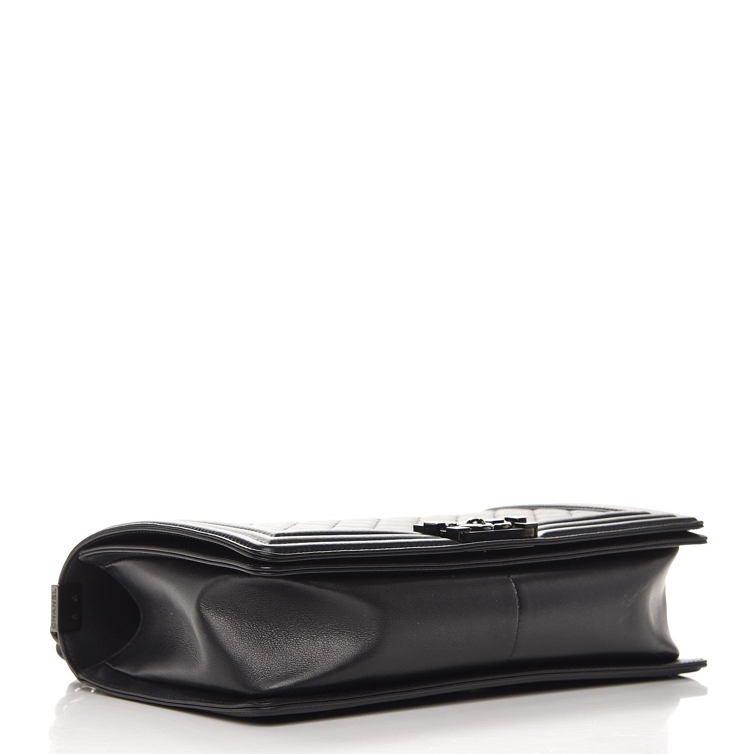 Chanel Calfskin Quilted New Medium Boy Flap So Black 5 of 11