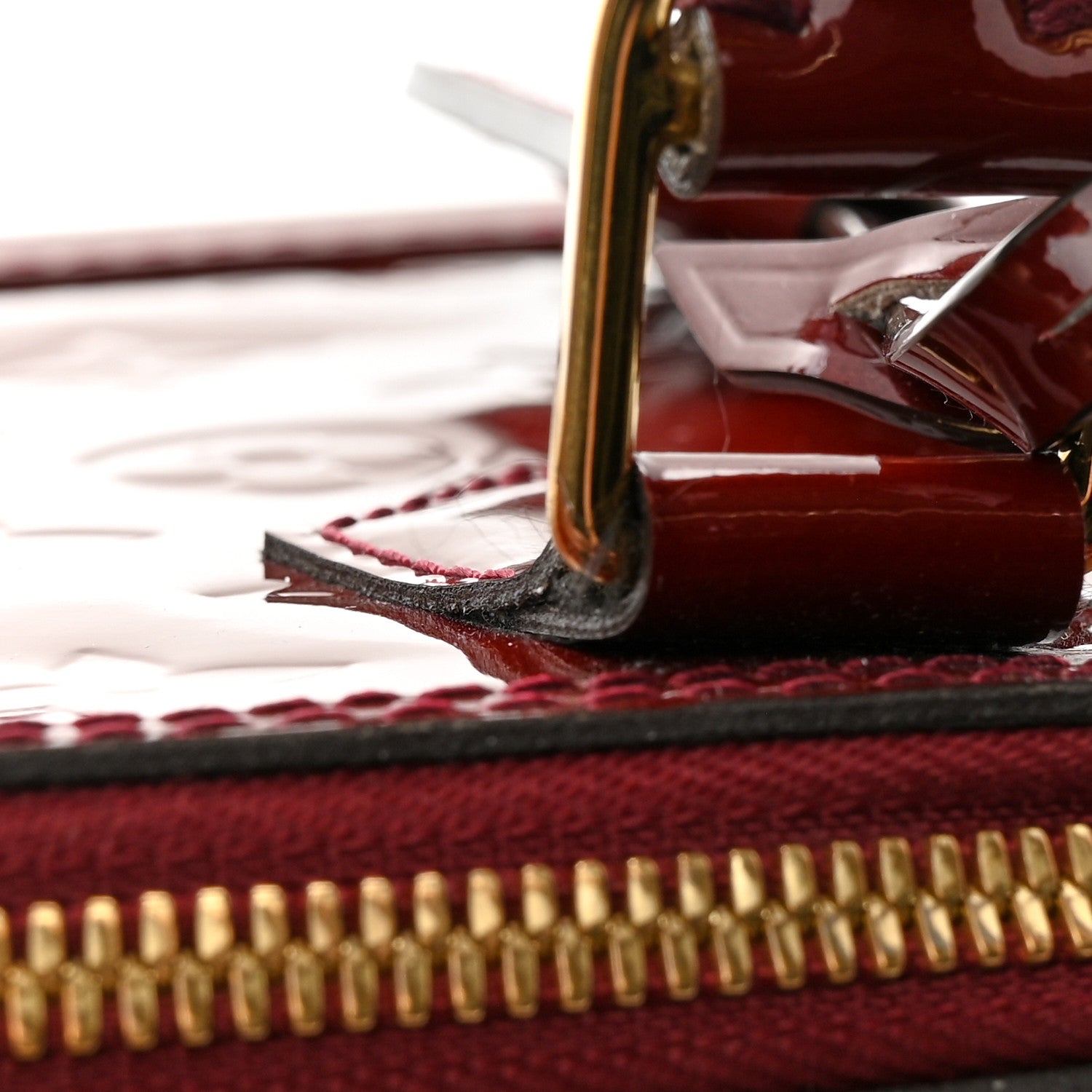 Louis Vuitton Vernis Alma BB Griotte 12 of 12