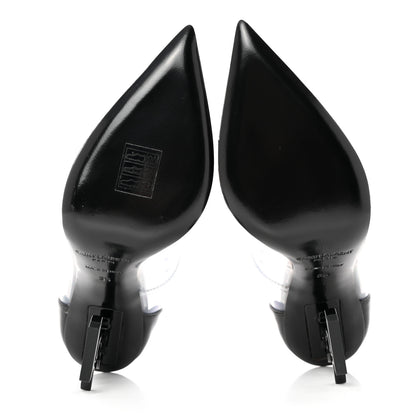 Saint Laurent Patent Calfskin PVC Opyum 35 Black Transparent 6 of 10
