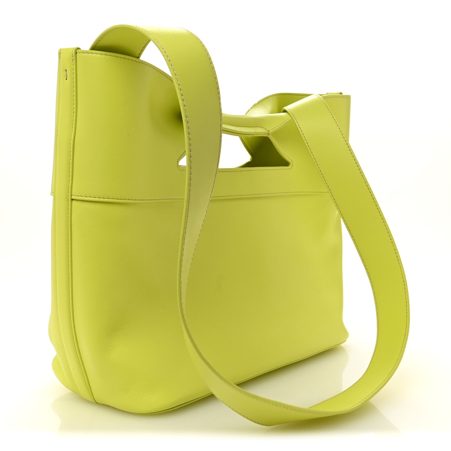 Alexander McQueen Calfskin Small The Bow Bag Green 4 of 12