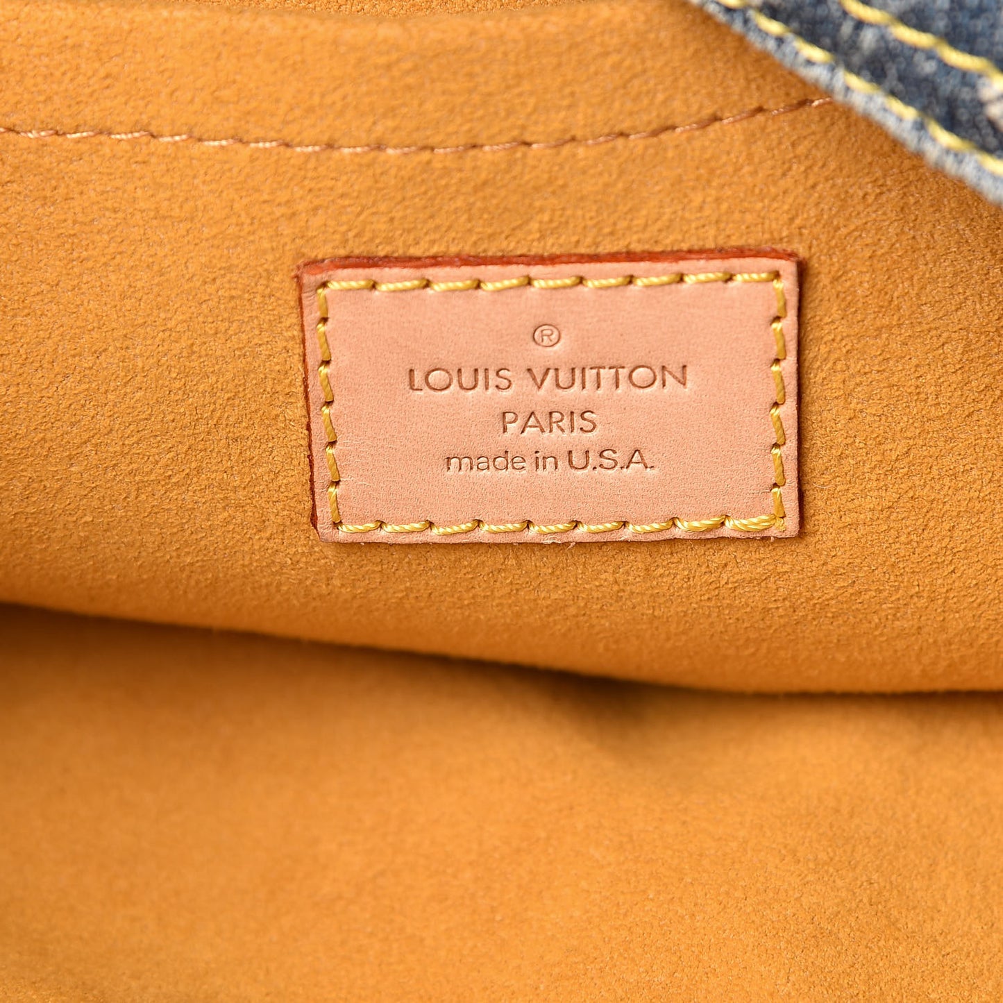 Monogram Denim Baggy PM Blue