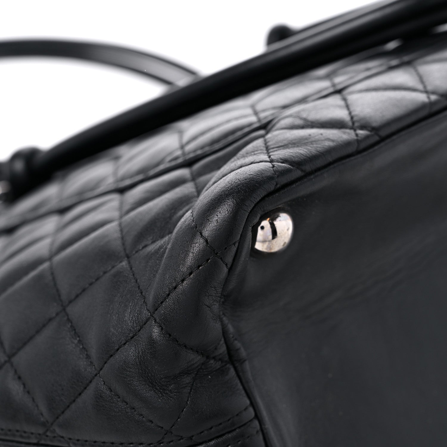 Chanel Calfskin Quilted Large Cambon Tote Black 10 of 14