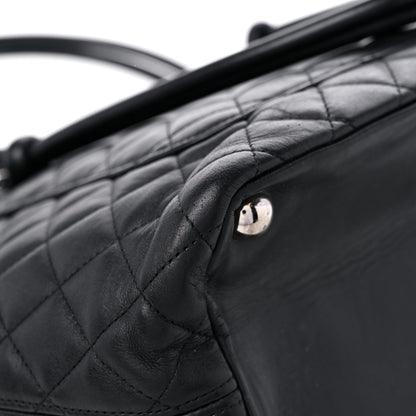 Chanel Calfskin Quilted Large Cambon Tote Black 10 of 14