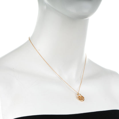 Tiffany 18k Pink Gold Filigree Heart Pendant Necklace 2 of 6