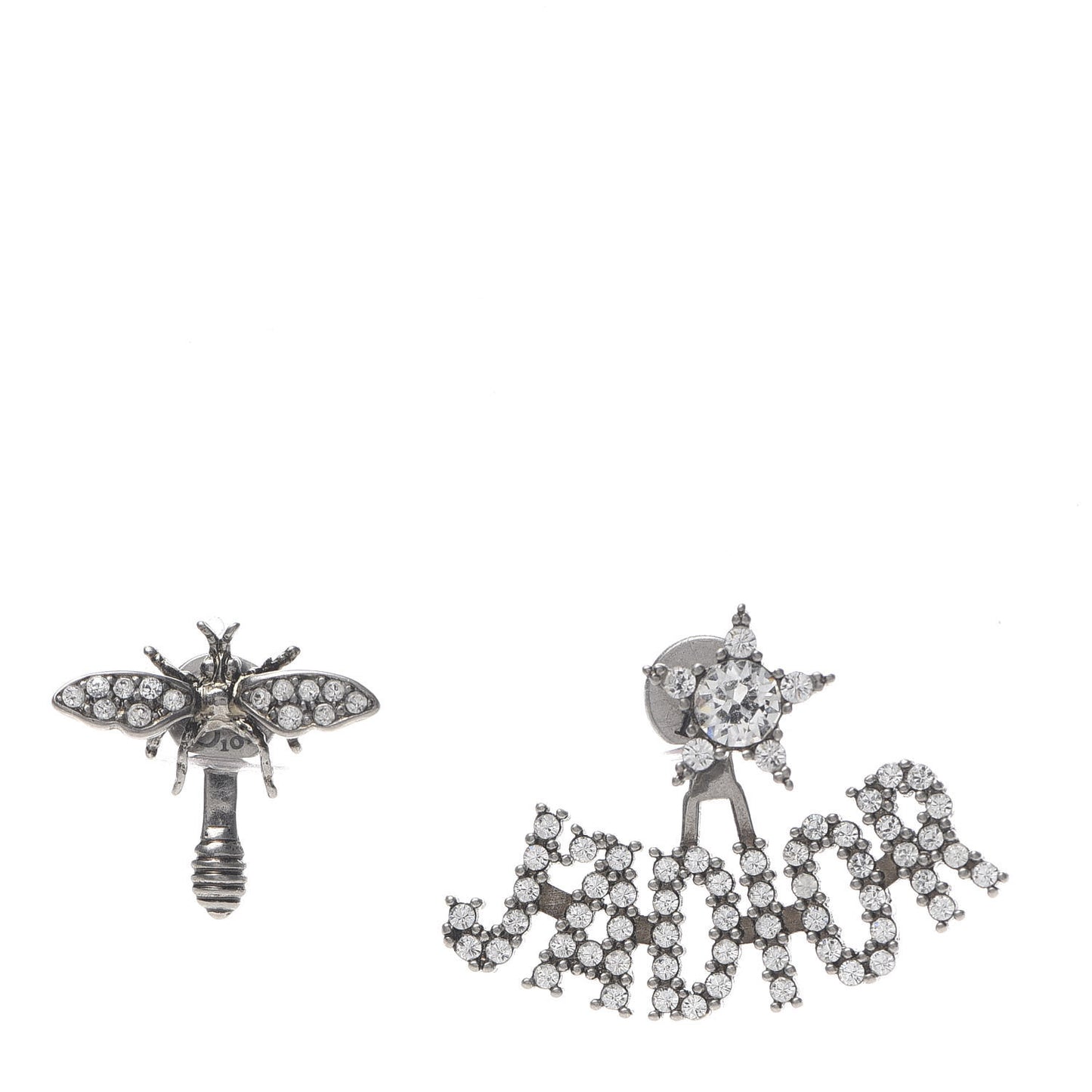Palladium Crystal J'adior Earrings