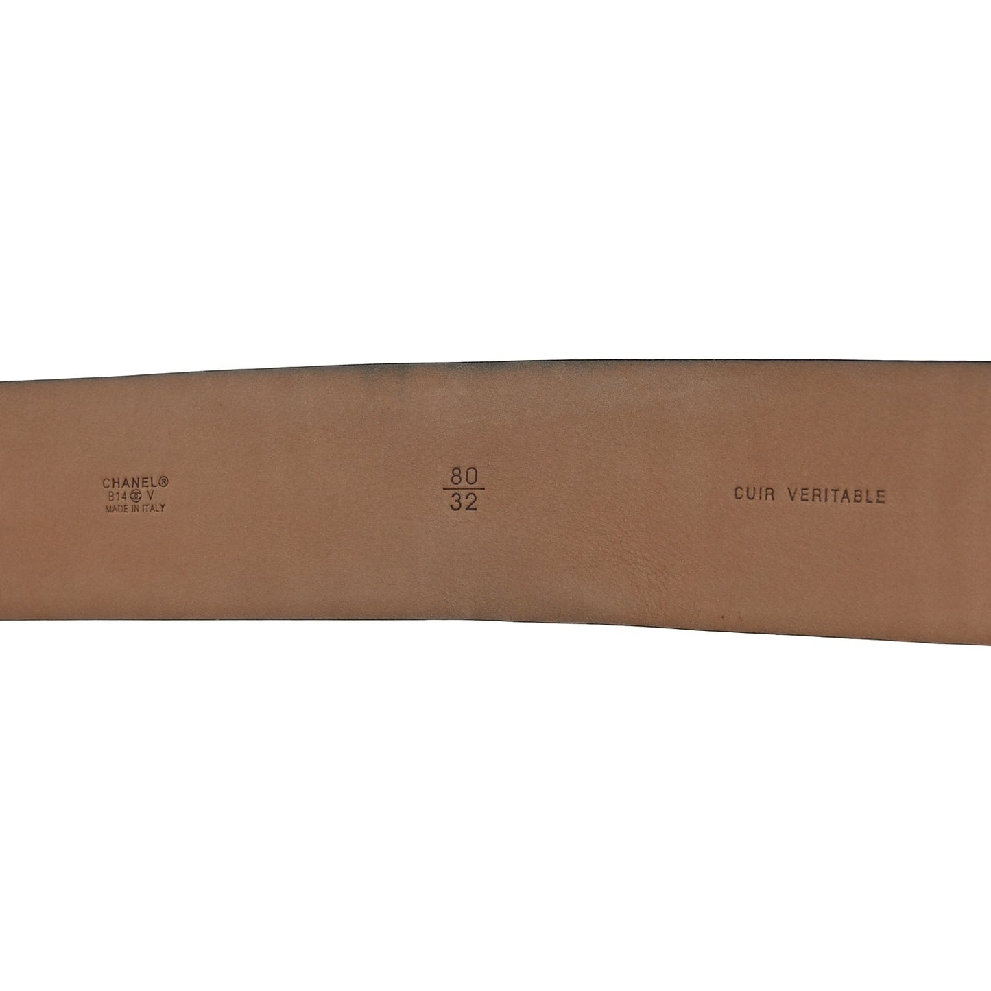 Calfskin CC Belt 80 32 Black
