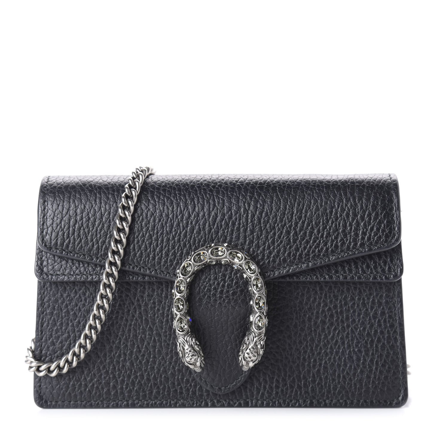 Calfskin Super Mini Dionysus Shoulder Bag Black