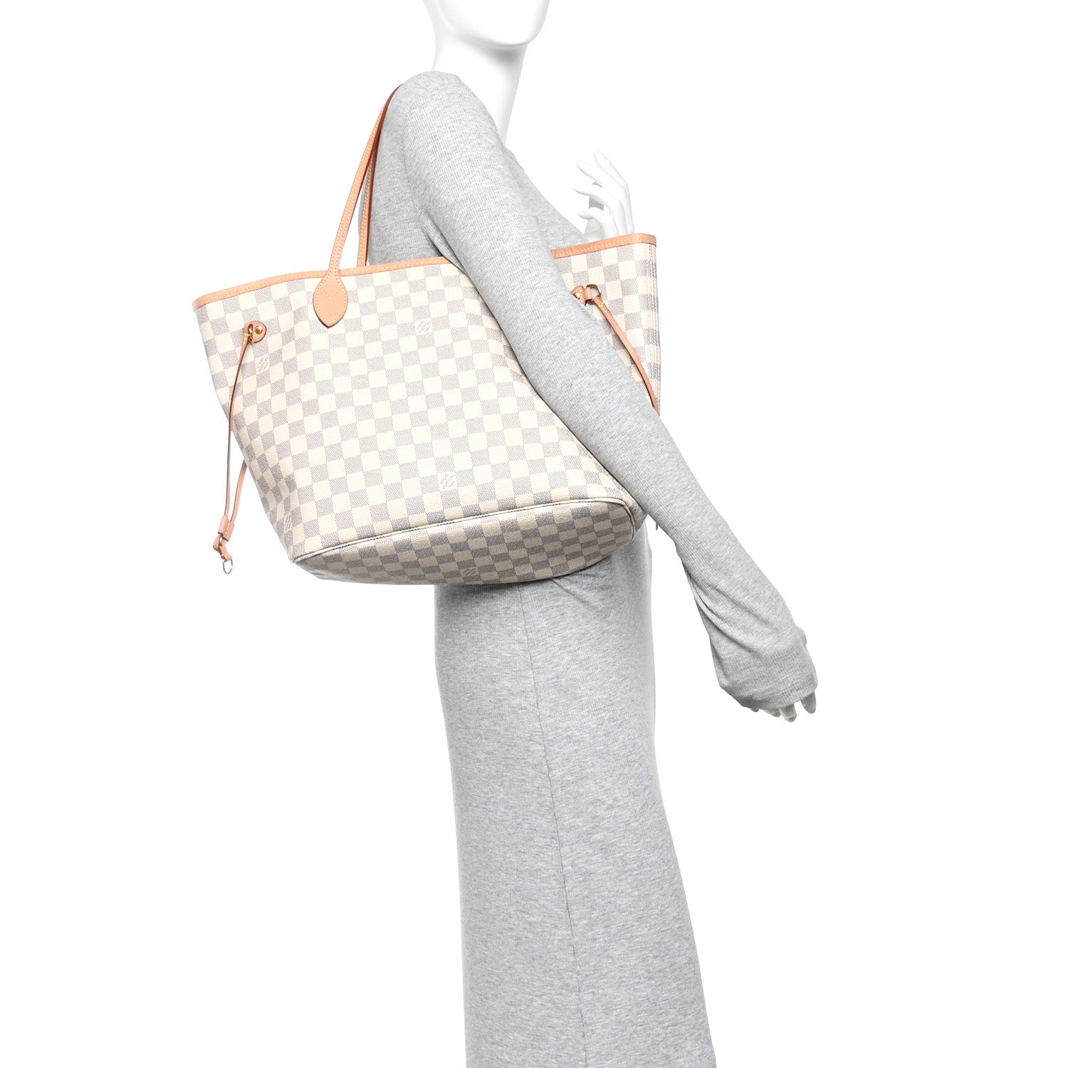 Louis Vuitton Damier Azur Neo Neverfull MM 2 of 10