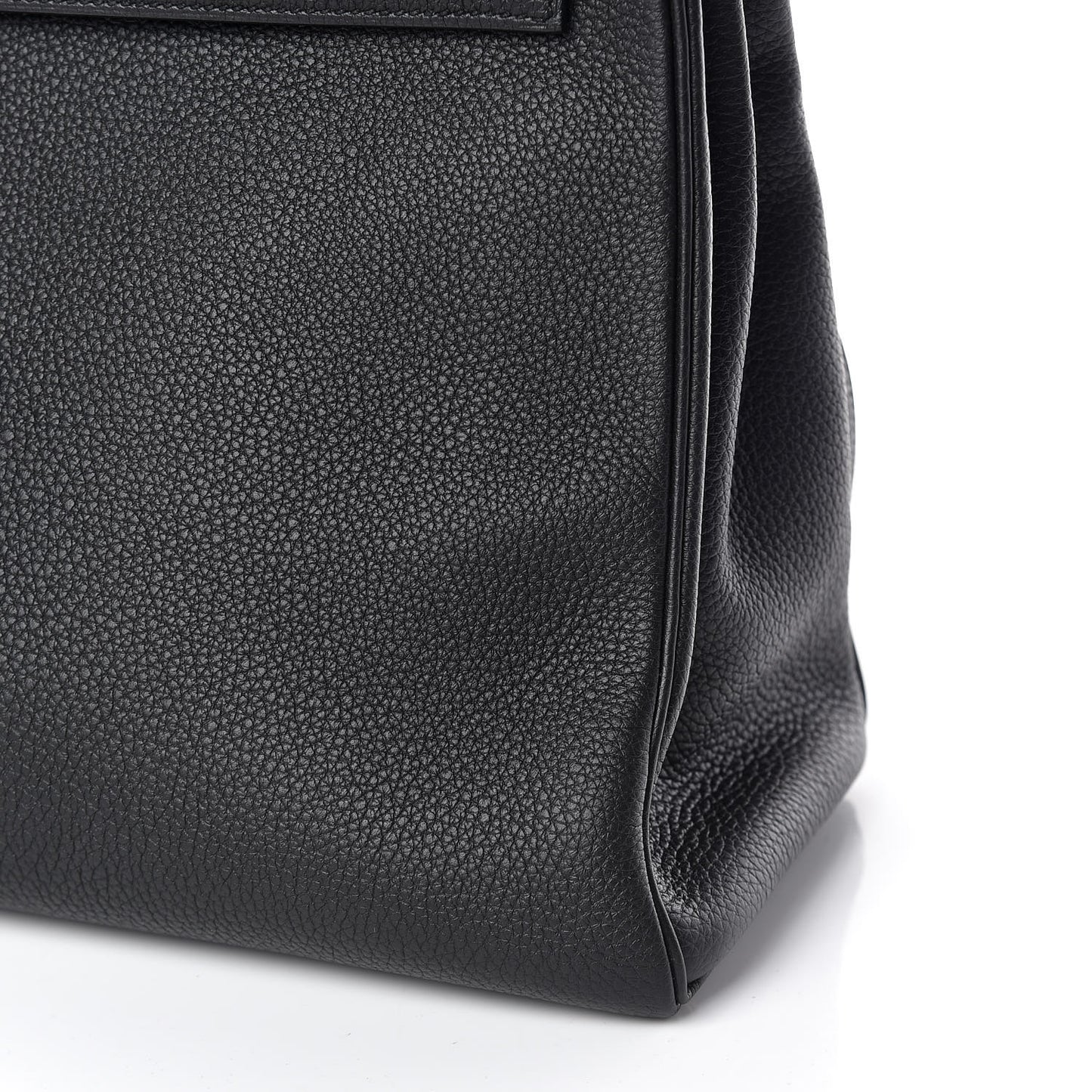 Togo Verso Kelly Retourne 35 Black Bleu Agate