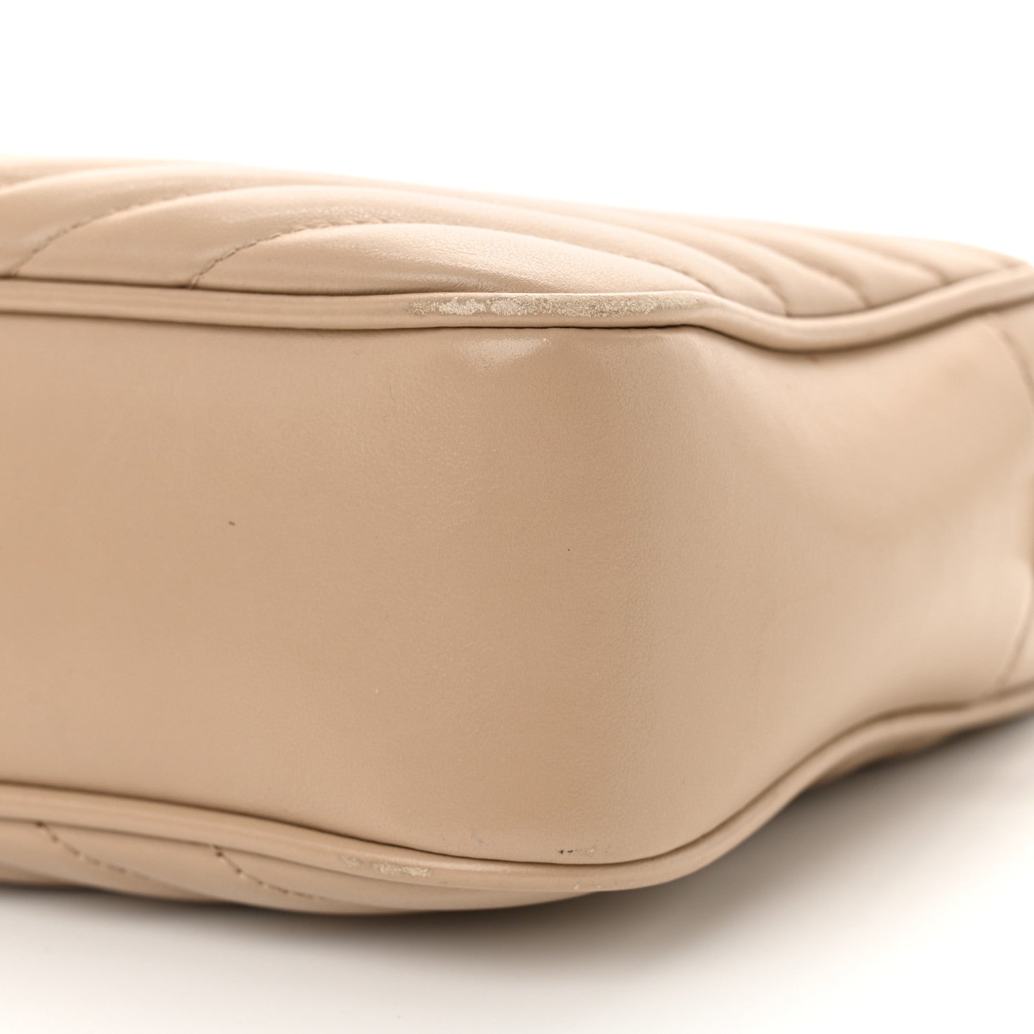 Saint Laurent Calfskin Matelasse Monogram Lou Camera Bag Dark Beige 10 of 17