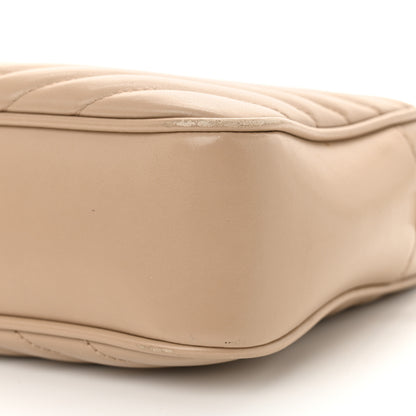 Saint Laurent Calfskin Matelasse Monogram Lou Camera Bag Dark Beige 10 of 17