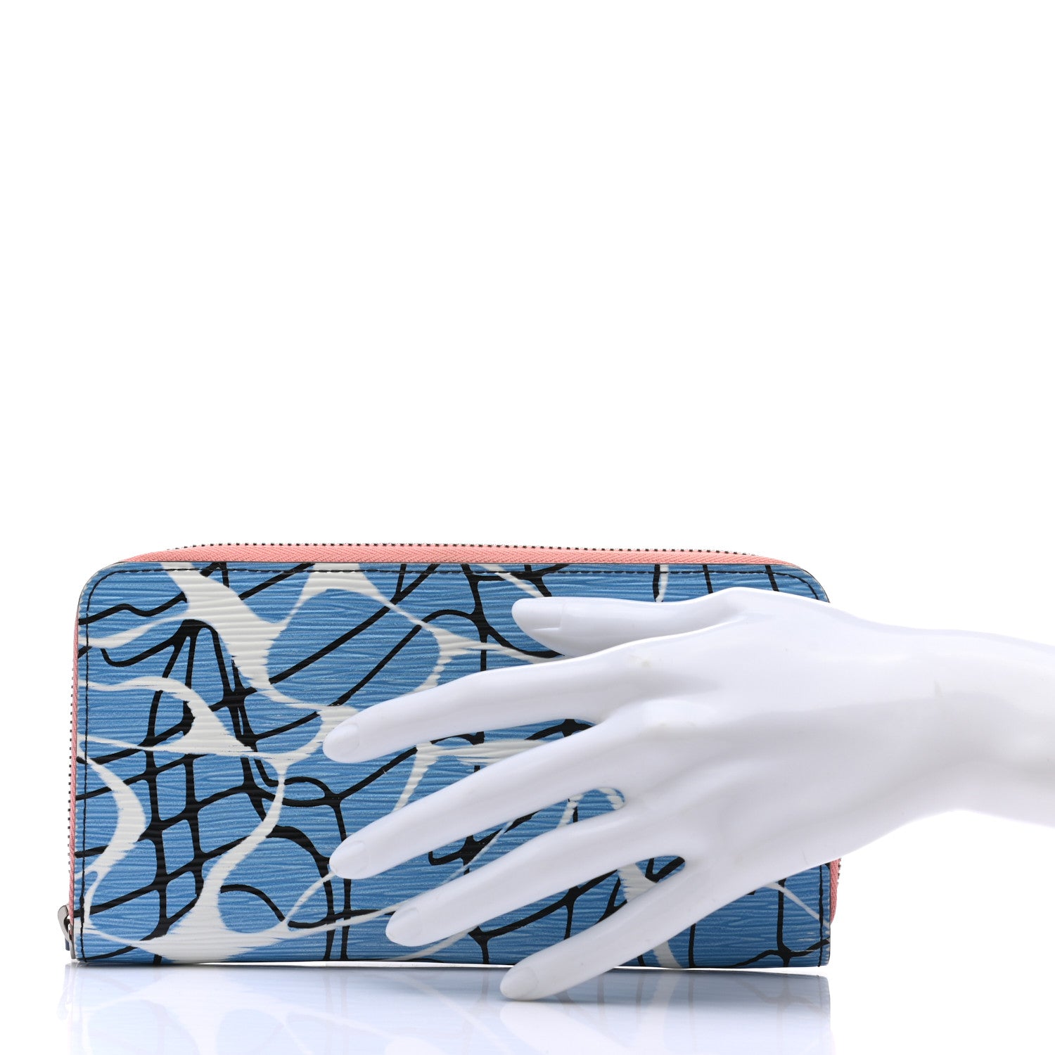 Louis Vuitton Epi Zippy Wallet Aqua 2 of 7