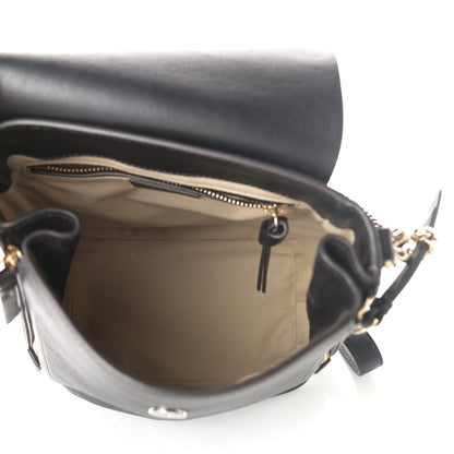 Chloe Suede Calfskin Small Faye Backpack Black 5 of 9