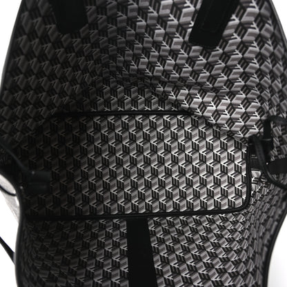MCM Visetos Large Liz Reversible Shopper Tote Black 10 of 17