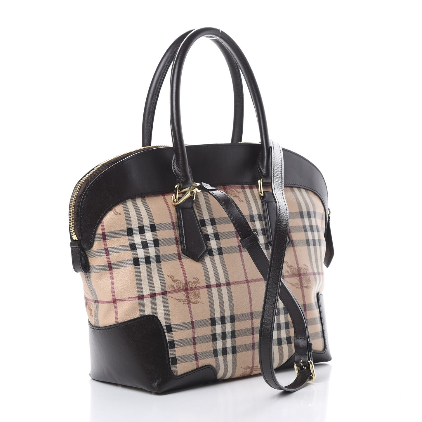 Haymarket Check Medium Primrose Tote Chocolate