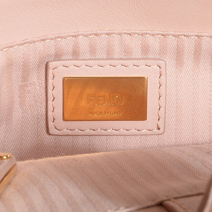 Fendi Vitello Elite Flamingo Petite 2Jours Tote Rosa Plaster 6 of 9