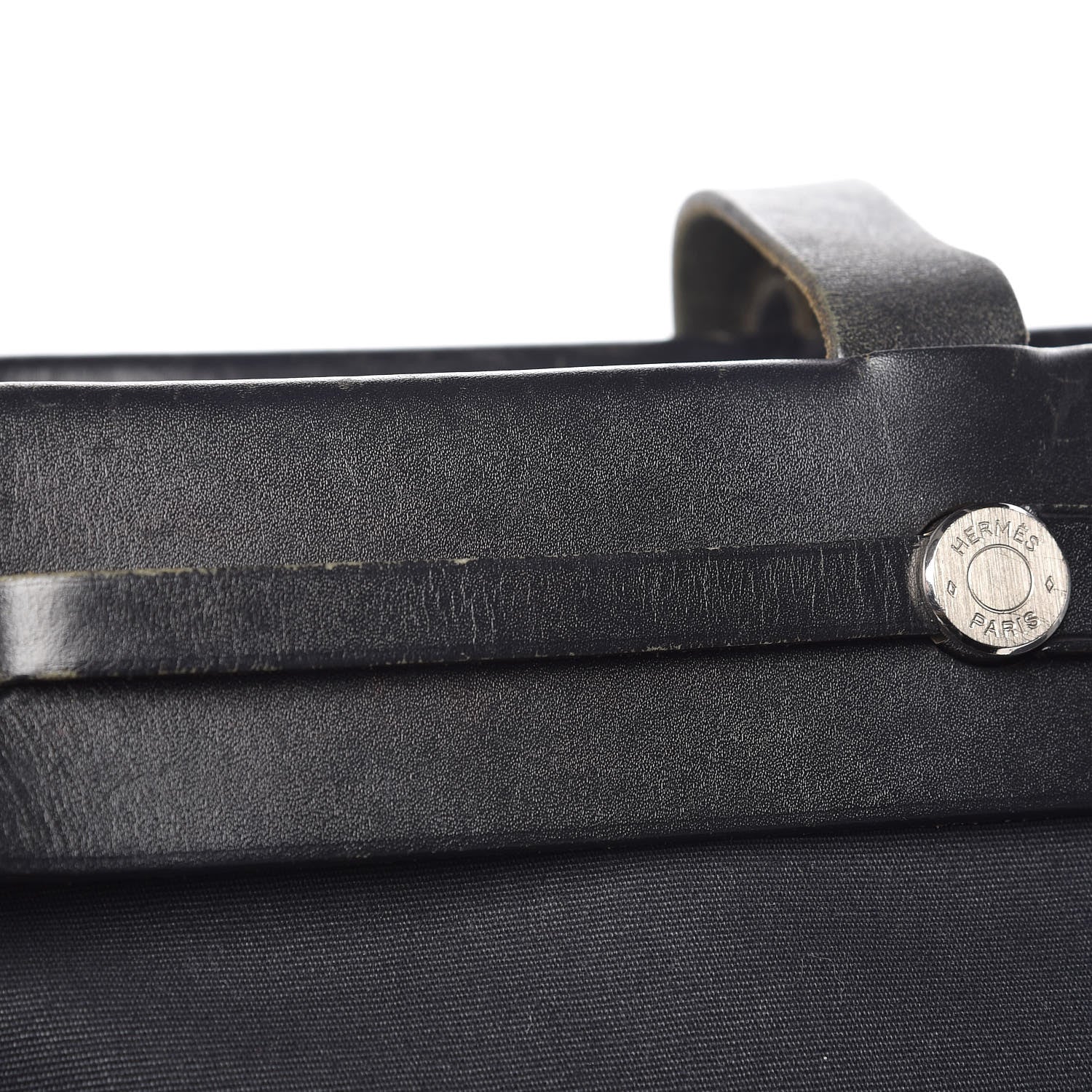 Hermes Toile Vache Hunter Herbag Cabas MM Black 24 of 28
