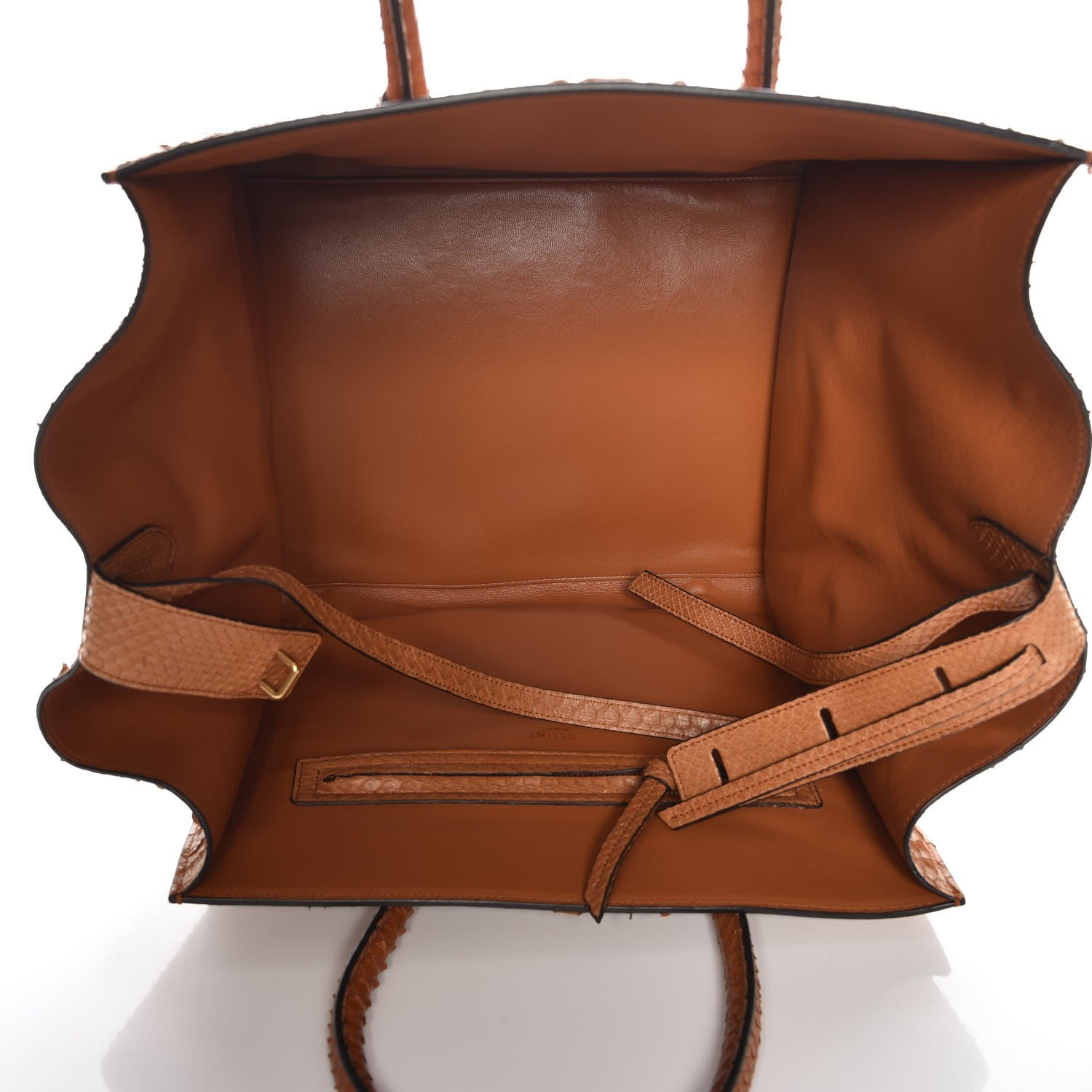 Celine Python Medium Phantom Luggage Light Copper 5 of 7